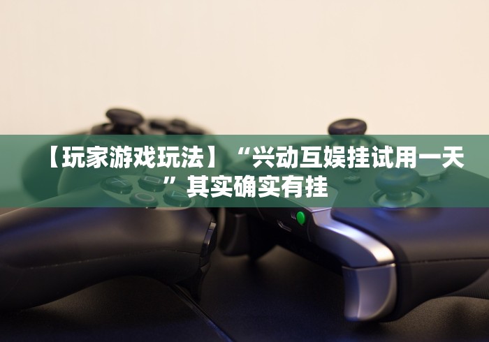 【玩家游戏玩法】“兴动互娱挂试用一天”其实确实有挂