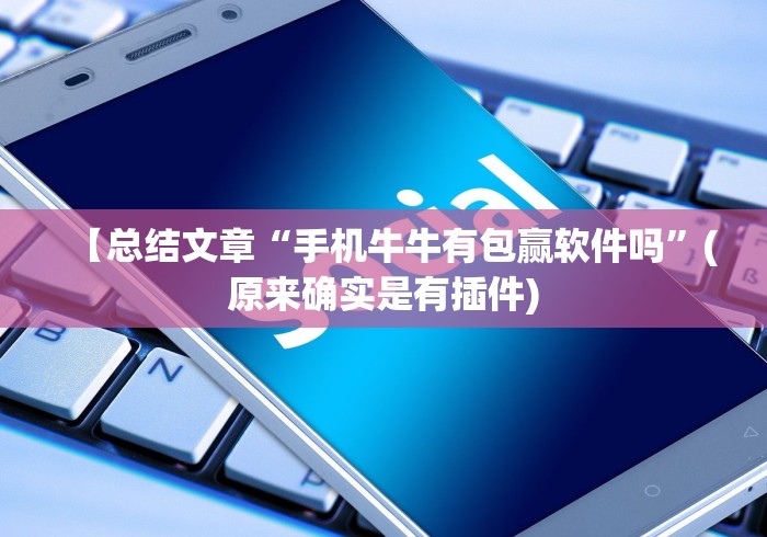 【总结文章“手机牛牛有包赢软件吗”(原来确实是有插件)