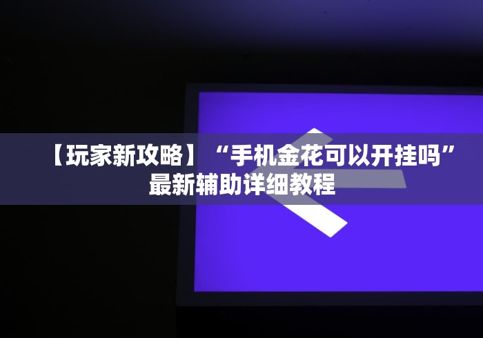 【玩家新攻略】“手机金花可以开挂吗”最新辅助详细教程