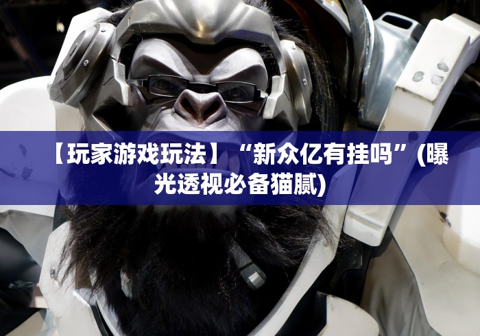 【玩家游戏玩法】“新众亿有挂吗”(曝光透视必备猫腻)