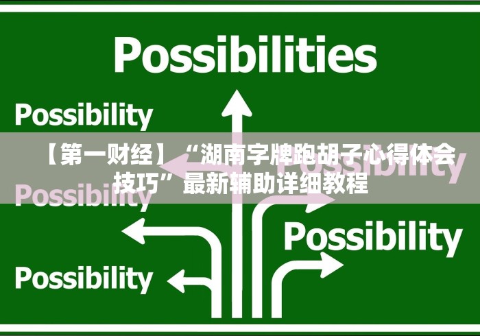 【第一财经】“湖南字牌跑胡子心得体会技巧”最新辅助详细教程