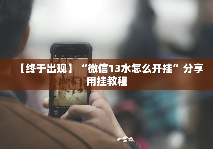 【终于出现】“微信13水怎么开挂”分享用挂教程