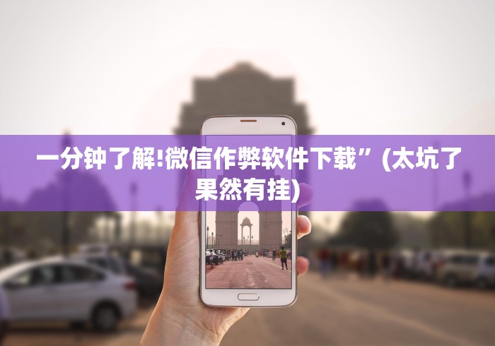 一分钟了解!微信作弊软件下载”(太坑了果然有挂)