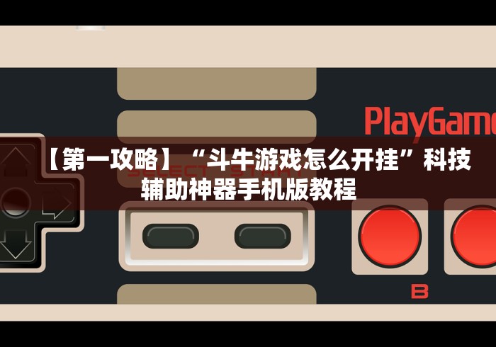 【第一攻略】“斗牛游戏怎么开挂”科技辅助神器手机版教程
