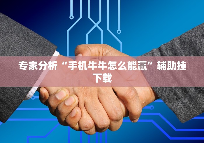专家分析“手机牛牛怎么能赢”辅助挂下载