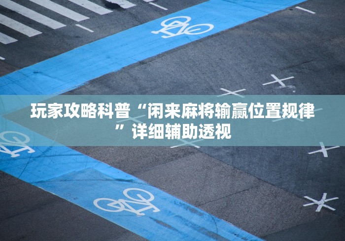 玩家攻略科普“闲来麻将输赢位置规律”详细辅助透视
