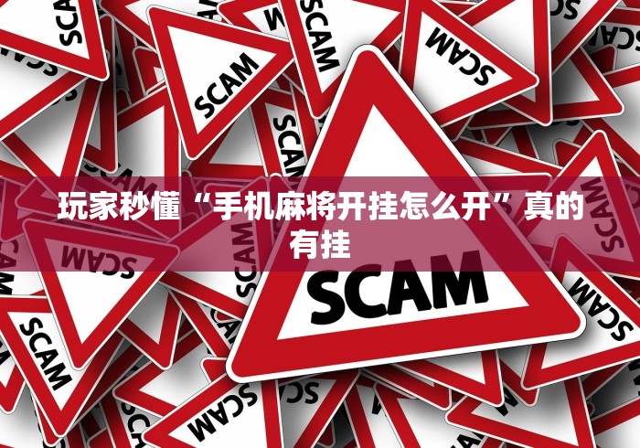 玩家秒懂“手机麻将开挂怎么开”真的有挂