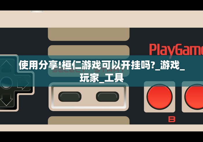 使用分享!桓仁游戏可以开挂吗?_游戏_玩家_工具