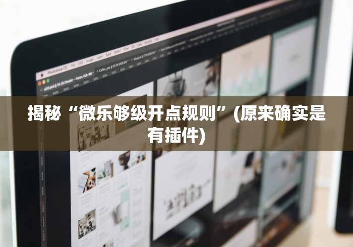 揭秘“微乐够级开点规则”(原来确实是有插件)