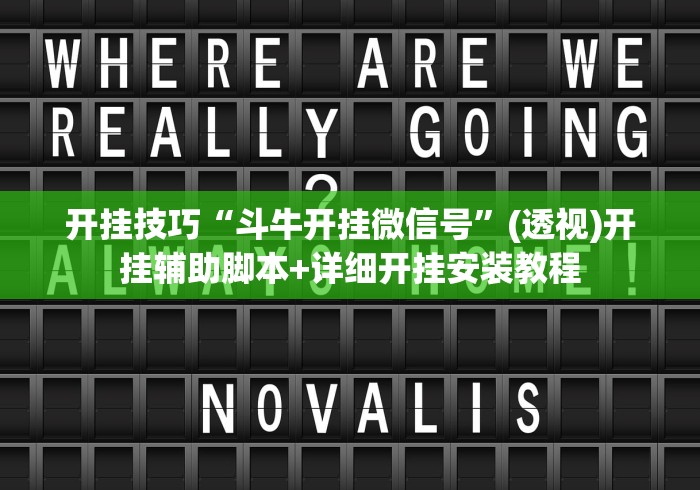 开挂技巧“斗牛开挂微信号”(透视)开挂辅助脚本+详细开挂安装教程