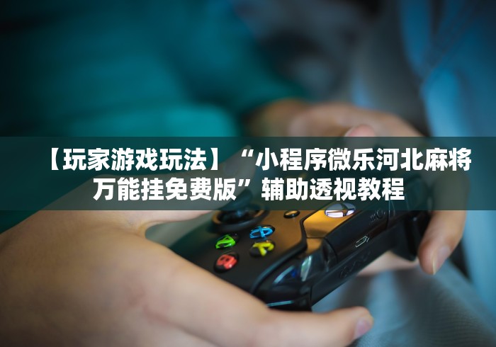 【玩家游戏玩法】“小程序微乐河北麻将万能挂免费版”辅助透视教程