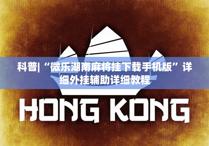 科普|“微乐湖南麻将挂下载手机版”详细外挂辅助详细教程