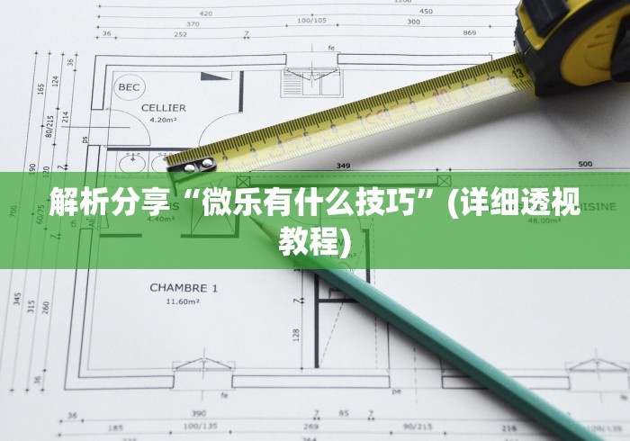 解析分享“微乐有什么技巧”(详细透视教程)