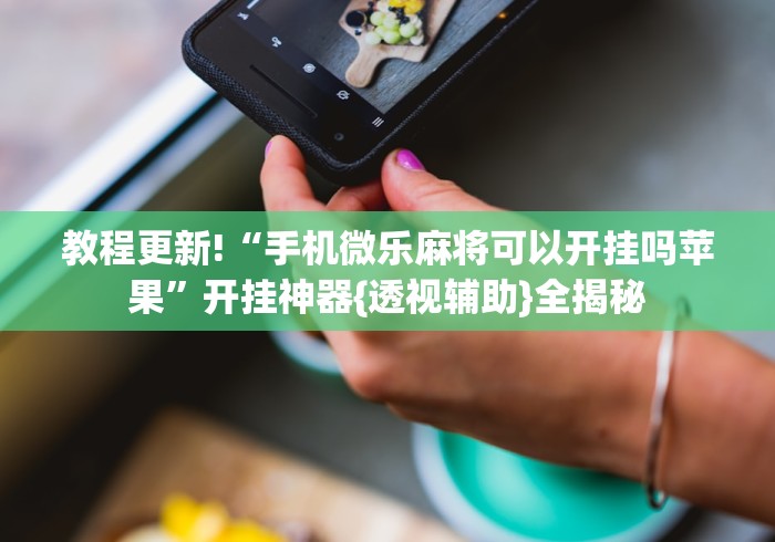 教程更新!“手机微乐麻将可以开挂吗苹果”开挂神器{透视辅助}全揭秘