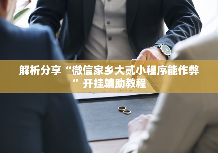 解析分享“微信家乡大贰小程序能作弊	”开挂辅助教程
