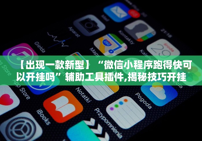 【出现一款新型】“微信小程序跑得快可以开挂吗”辅助工具插件,揭秘技巧开挂
