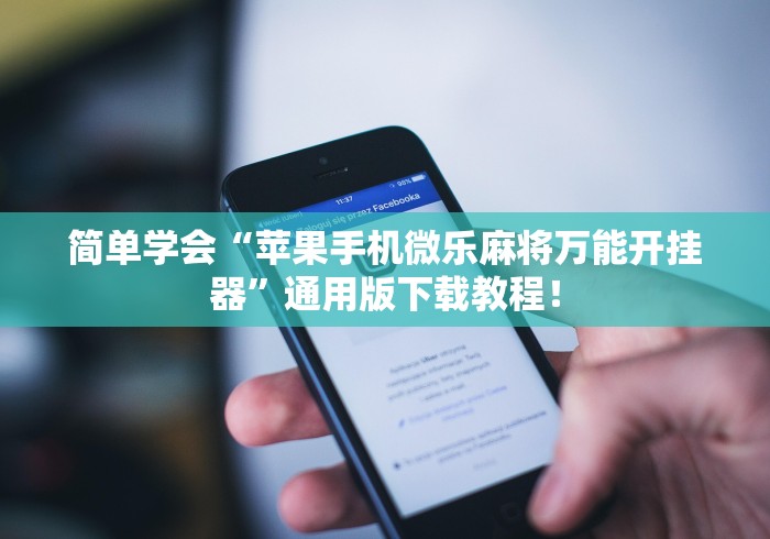 简单学会“苹果手机微乐麻将万能开挂器”通用版下载教程！