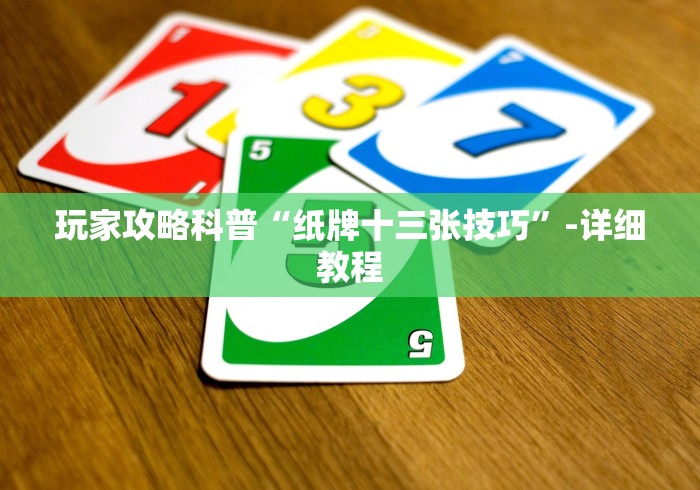 玩家攻略科普“纸牌十三张技巧	”-详细教程