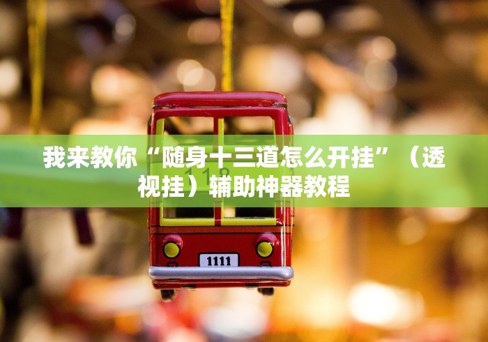 我来教你“随身十三道怎么开挂”（透视挂）辅助神器教程