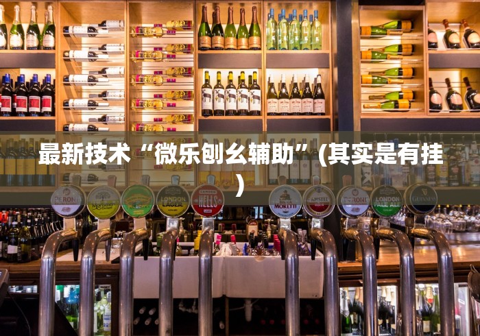 最新技术“微乐刨幺辅助	”(其实是有挂)